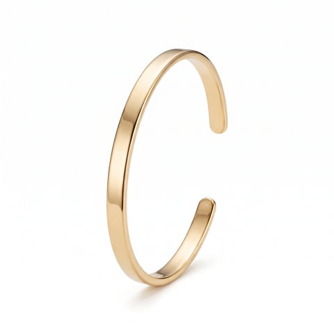 Bracelete Liso Aberto